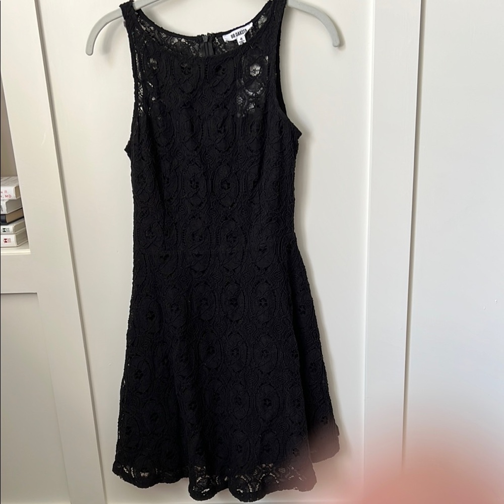 Elegant Black Lace Dress